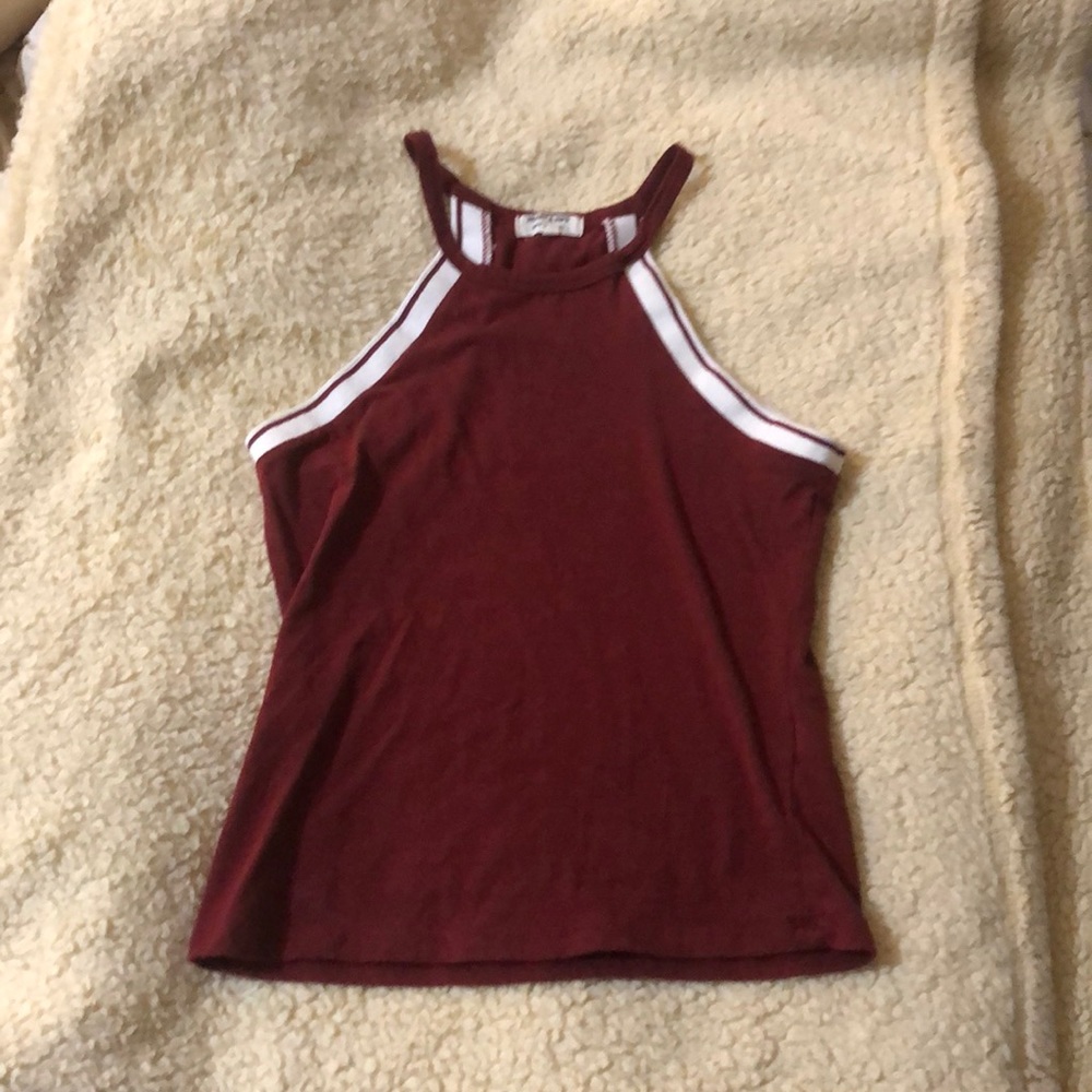 red tillys halter top